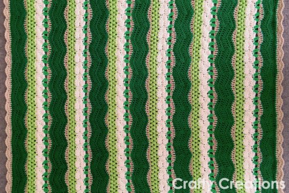 Fields of Green Blanket Graphic Crochet Patterns By Crafty Creations