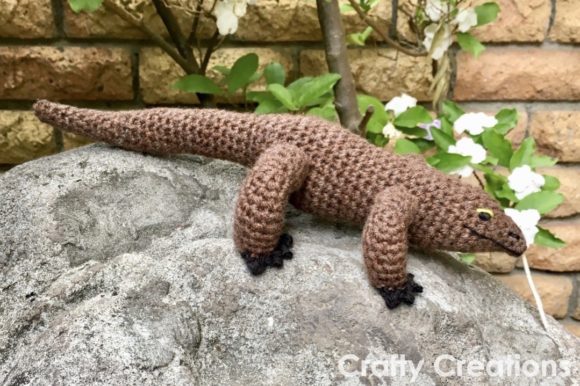 Komodo Dragon Graphic Crochet Patterns By Crafty Creations