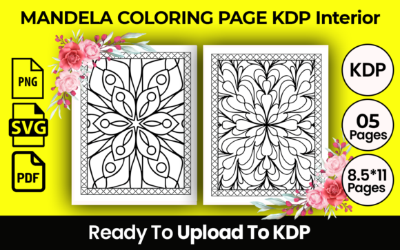 Mandala Coloring Page Illustration Pages et livres de coloriage pour adultes Par kdp supervise