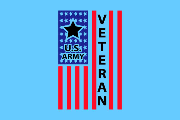 Army Veteran SVG Gráfico Manualidades Por Fabric Booth