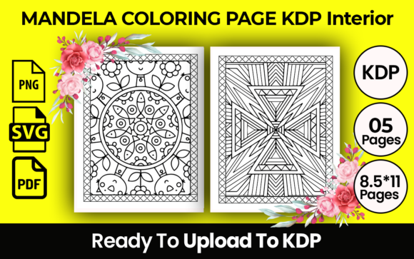 Mandala Coloring Page Grafik Ausmalseiten & Malbücher für Erwachsene Von kdp supervise