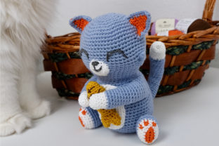 CROCHET PATTERN: Cat Who Loves the Fish Graphic Crochet Patterns By sevdatoyss 2