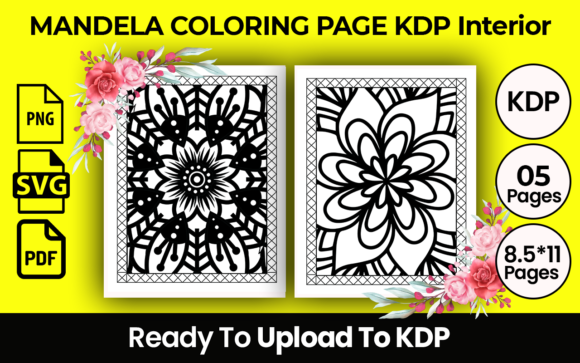 Mandala Coloring Page Grafica Pagine e libri da colorare per adulti Di kdp supervise