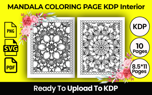 Mandala Coloring Page Illustration Pages et livres de coloriage pour adultes Par kdp supervise