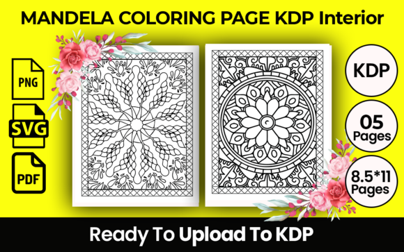 Mandala Coloring Page Grafika Kolorowanki i książki dla dorosłych Przez kdp supervise
