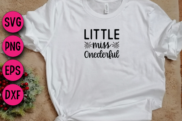 Little Miss Onederful Graphic T-shirt Designs By Nigel Store