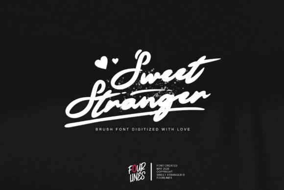 Sweet Stranger Script & Handwritten Font By Fourlines.design
