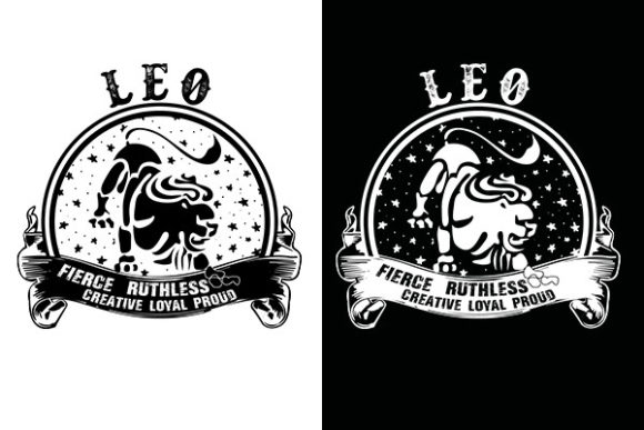 Leo Zodiac - Leo Astrology Sign Graphic Illustrations By boutikto