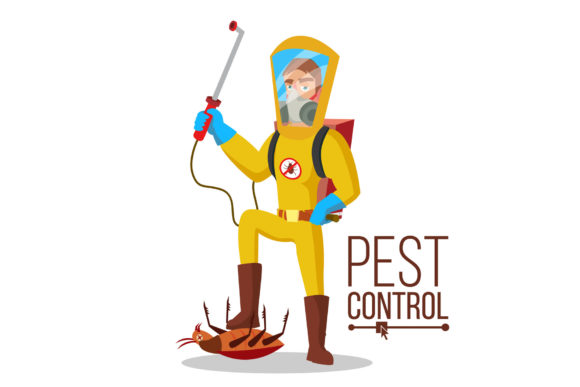 Pest Control Service Vector. Sanitation, Gráfico Iconos Por pikepicture