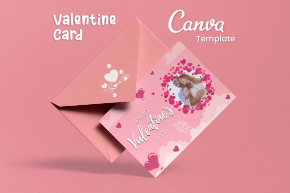 Valentine's Card Graphic Print Templates By Arbiz03