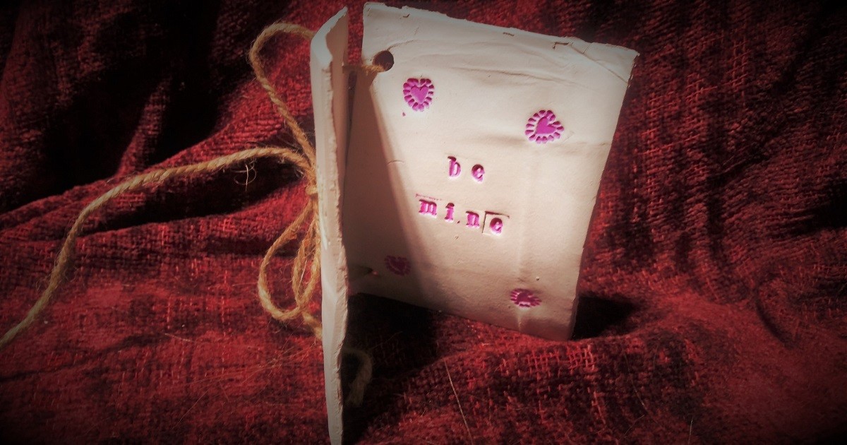 How to Use Air-Dry Clay to Make Valentine's Day Cards