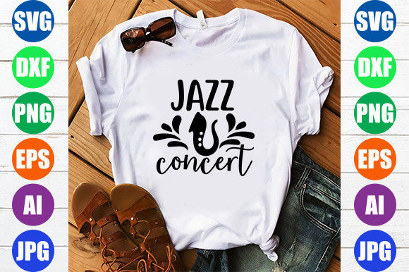 Jazz Concert Graphic T-shirt Designs By GraphicArt
