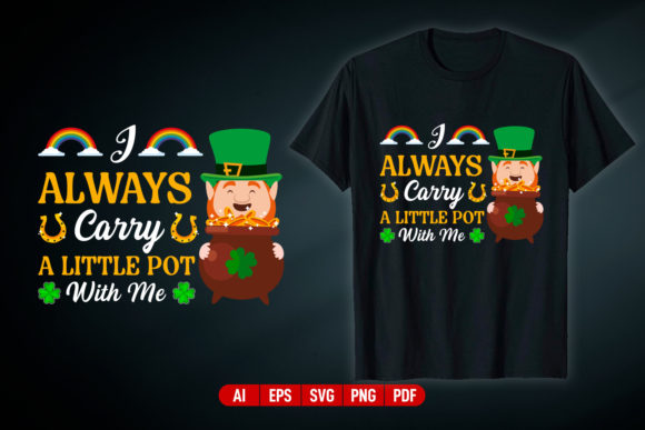 St. Patrick’s Day T-shirt Design Graphic T-shirt Designs By TrendyPointShop