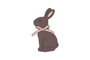 Chocolate Bunny Pascuas Archivo de Corte de Manualidades Por Creative Fabrica Crafts 1