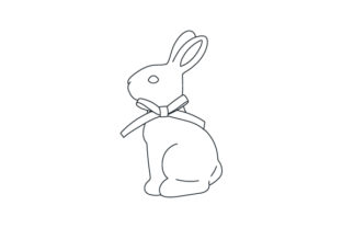 Chocolate Bunny Pascuas Archivo de Corte de Manualidades Por Creative Fabrica Crafts 2
