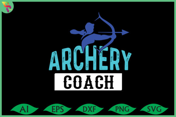 Archery Coach Graphic Print Templates By Shuptom_Graphics