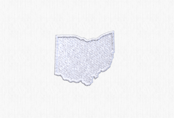 Ohio Design North America Embroidery Design By Scrappy Remnants