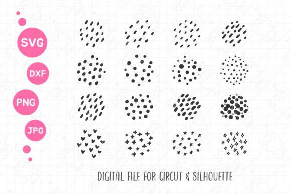 Hand Drawn Polka Dots Group Svg Bundle Graphic Illustrations By FoxGrafy