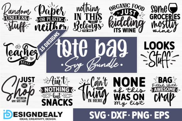 Tote Bag SVG Bundle Graphic Crafts By Buysvgbundles