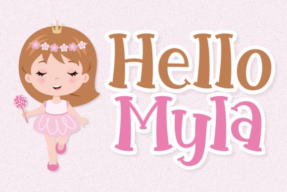 Hello Myla Display Font By Damai (7NTypes)