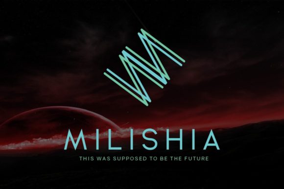 Milishia Futuristic Graphic Logos By GraphicxPack