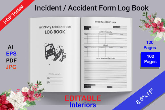 Incident Accident Form Log Book Interior Graphic KDP Interiors By Hitubrand