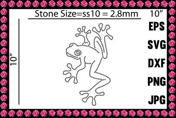 Frogs Rhinestone Design Graphic Print Templates By Graphic Art