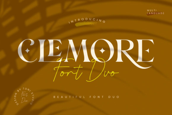 Clemore Duo Serif Font By ToniStudio