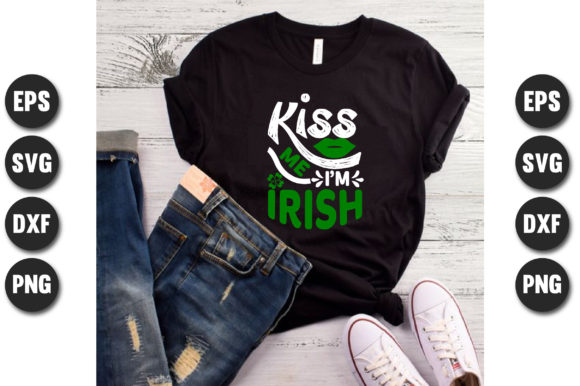 Kiss Me I Am Irish. Grafik T-shirt Designs Von Roy design
