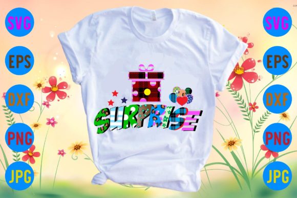 Surprise Sublimation Graphic T-shirt Designs By Sublimation_Bundle
