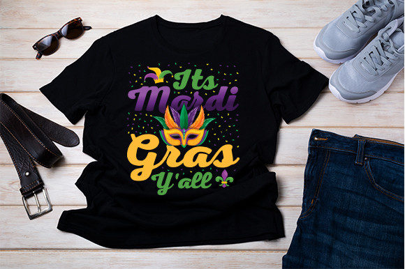 It Mardi Gras Design Graphic Crafts By RK-Tees