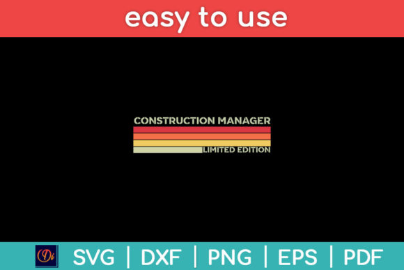 Construction Manager Limited Edition Fun Gráfico Manualidades Por designindustry