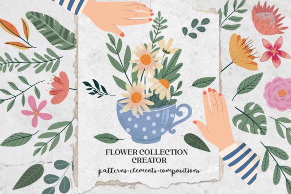 Flower Collection Creator Graphic Objects By Callmestasya