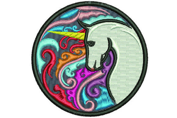 Unicorn Fairy Tales Embroidery Design By Samsul Huda