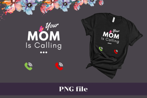 Your Mom is Calling T-Shirt Grafik T-shirt Designs Von skaw0414