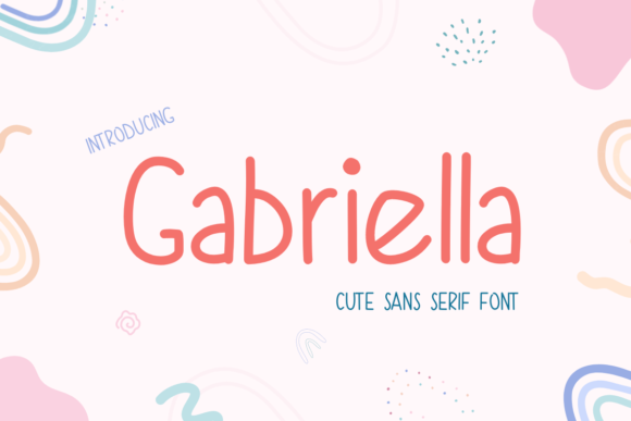 Gabriella Sans Serif Font By AnningArts