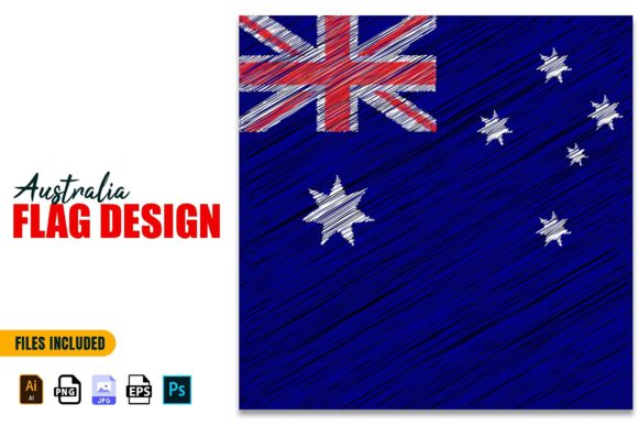 26 January Australia Day Flag Graphic Illustrations By mspro996