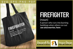 Firefighter Definition Design Cut File Graphic Crafts By SarotiArt 3