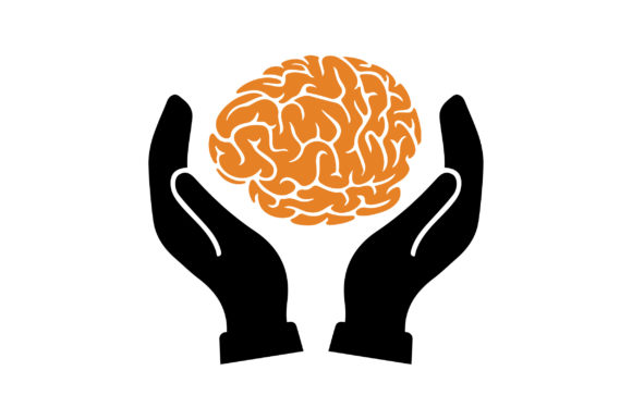 Mind, Brain, Hand Icon. Graphic Icons By dhimubs124s