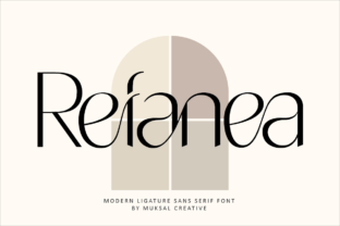 Refanea Sans Serif Font By Muksal Creative 1