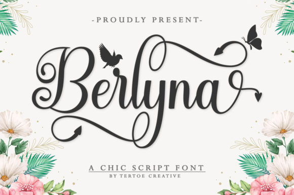 Berlyna Script & Handwritten Font By tertoecreative