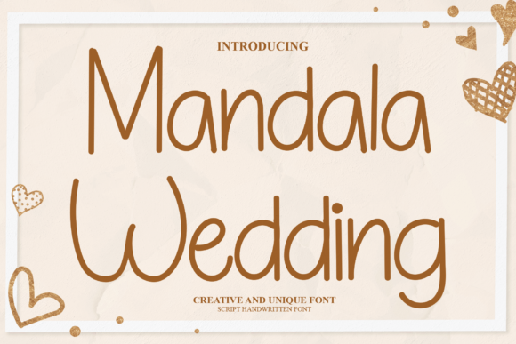 Mandala Wedding Polices Manuscrites Police Par Strongkeng Old