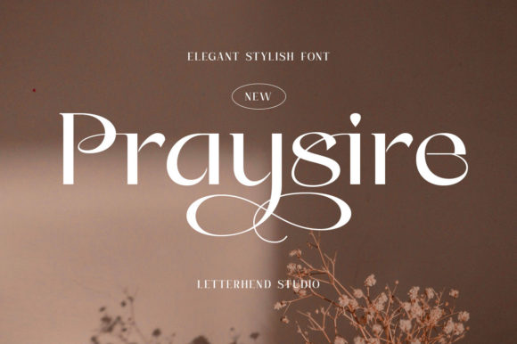 Praysire Serif Font By letterhend
