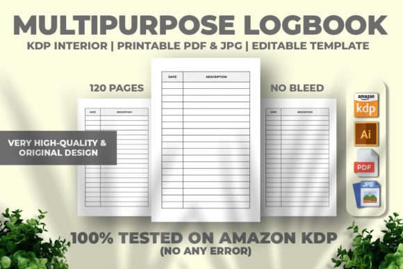Multipurpose Logbook KDP Interior Graphic KDP Interiors By M9 Design