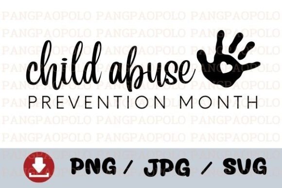 Child Abuse Awareness Svg, Child Abuse Gráfico Ilustraciones Imprimibles Por PANGPAOPOLO