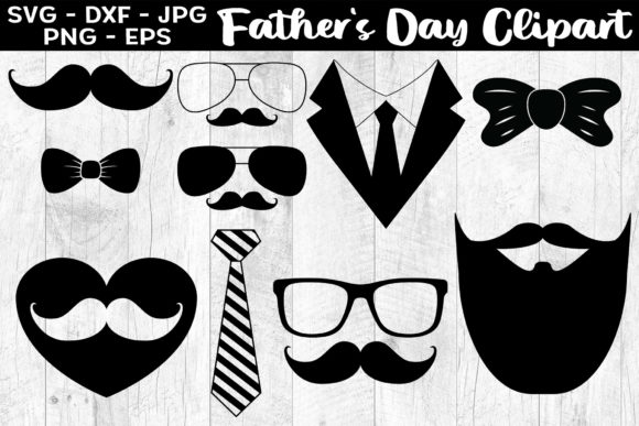 Father's Day Illustrations SVG EPS PNG Gráfico Artesanato Por Aleksa Popovic