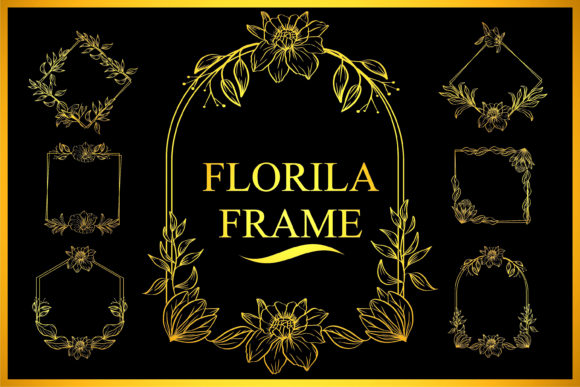 Florila Frame Dingbats Font By edywiyonopp