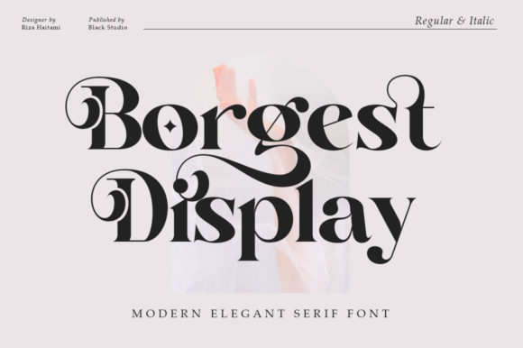 Borgest Display Display Font By Black Studio