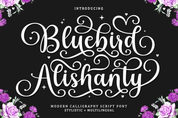 Bluebird Alishanty Script & Handwritten Font By Reyna Studio