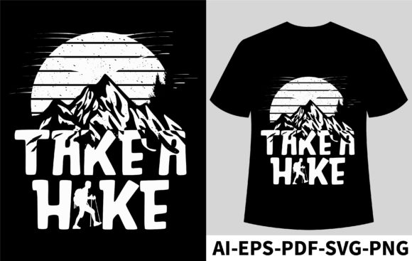 Take a Hike Grafika Projekty Koszulek Przez mamunportfolio